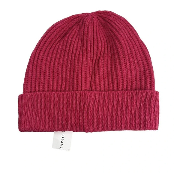 Lane Bryant Knit Cuffed Beanie Acrylic Watch Hat Winter Cap Pull On Beanie Pink‎ - Picture 1 of 4